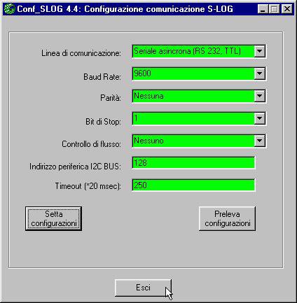 Nell'esempio di applicazione proposto si suppone che la stampante da sostituire comunichi in seriale RS 232 a 9600 Baud, nessuna parità, 1 stop bit e nessun arbitraggio o handshake.