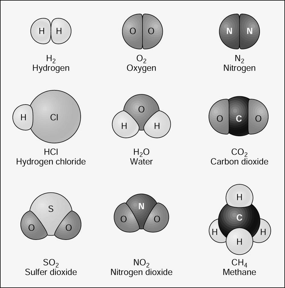 Molecole e composti Composto chimico. Atomi di due o più elementi differenti combinati in un rapporto fisso: i.e. NaCl (cloruro da sodio sale da cucina). Molecole e composti Massa molecolare.