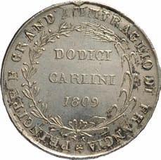 1808-1811) 12 Carlini 1809 - P.R.