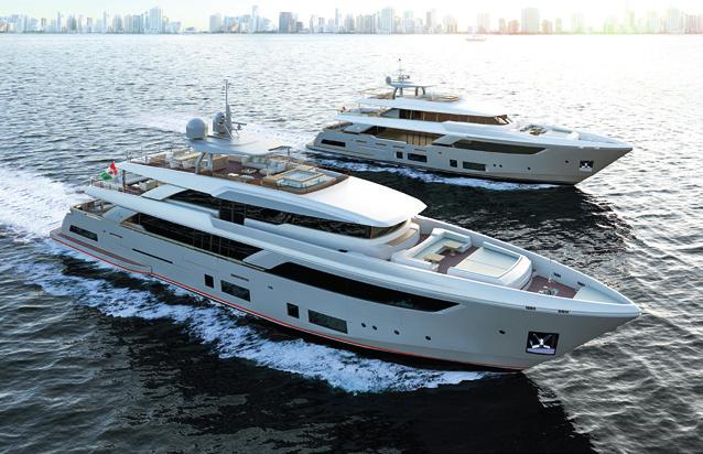 Aziende//companies Ferretti Group FERRETTI GROUP, CON OLTRE 1500 LAVORATORI, PROGETTA E COSTRUISCE MOTORYACHT E NAVI DA DIPORTO DA 8 A 90 METRI DI LUNGHEZZA, COMMERCIALIZZATE CON I MARCHI FERRETTI