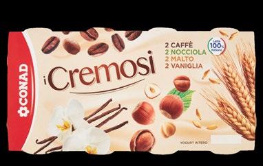 Conad 125 g x 2 Yogurt intero i Cremosi