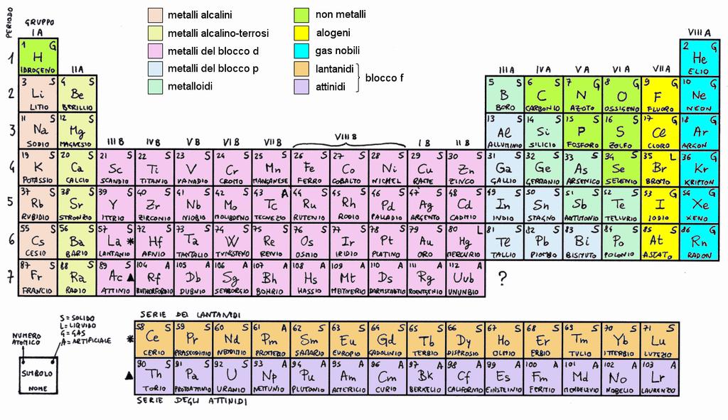 La Tavola degli Elementi La Tavola degli Elementi Gli elementi sono disposti in ordine crescente secondo il numero atomico.