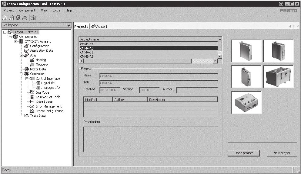 Caratteristiche Programma di traslazione Combinazione di qualsiasi serie di posizioni per formare un programma di traslazione Condizioni di commutazione per il programma di traslazione, per esempio