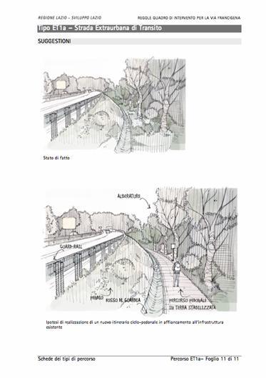 Nell autunno 2008 la società Sviluppo Lazio ha distribuito ai 17 comuni attraversati dal percorso della Via Francigena del Nord un documento commissionato dall Area Valorizzazione del Territorio e