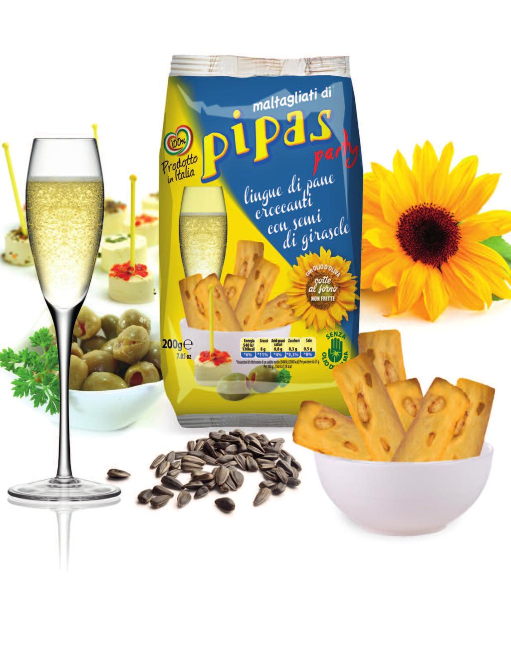 PIPAS, il nuovo snack salato per uno spuntino gustoso e originale.