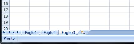 I fogli di lavoro All interno di un file di Excel possono essere contenuti più fogli di lavoro un nuovo file