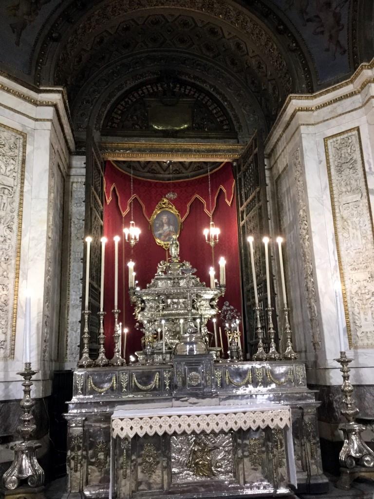 Cappella di Santa Rosalia: l urna