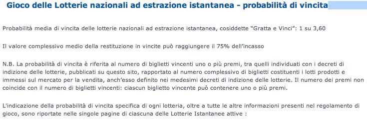 Figura 21: Probabilità e gratta e vinci.