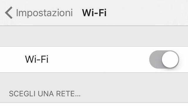 Se in ios appare una finestra di dialogo inerente alle connessioni Wi-Fi Di norma, l'app SnapBridge connette la fotocamera e lo smart device tramite Bluetooth.