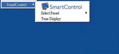Tune Display (Regola schermo) - Apre il pannello di controllo di SmartControl Lite.