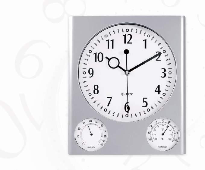 AP 3080 WHEATHER CLOCK Orologio da parete multifunzione.