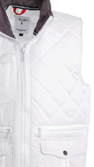 AY 7160 GATE Gilet in nylon multi tasche, full zip, interno imbottito, interno colletto in rib di