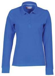 LADY POLO DONNA MANICA LUNGA in cotone piquet 220 gr.