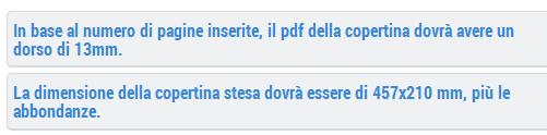 Esempio di copertina con alette creata correttamente per l inserimento nel portale Formato del libro: 150x210 mm + alette da 70 mm cad.