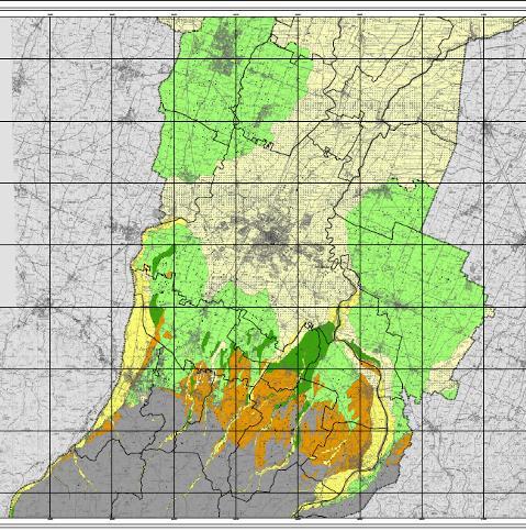 Le carte di potenzialità archeologica Alla indicazione puntiforme del rinvenimento si sostituisce la ZONIZZAZIONE cioè LA DETERMINAZIONE DI UN AREA CHE, in base a: - rinvenimenti già noti -