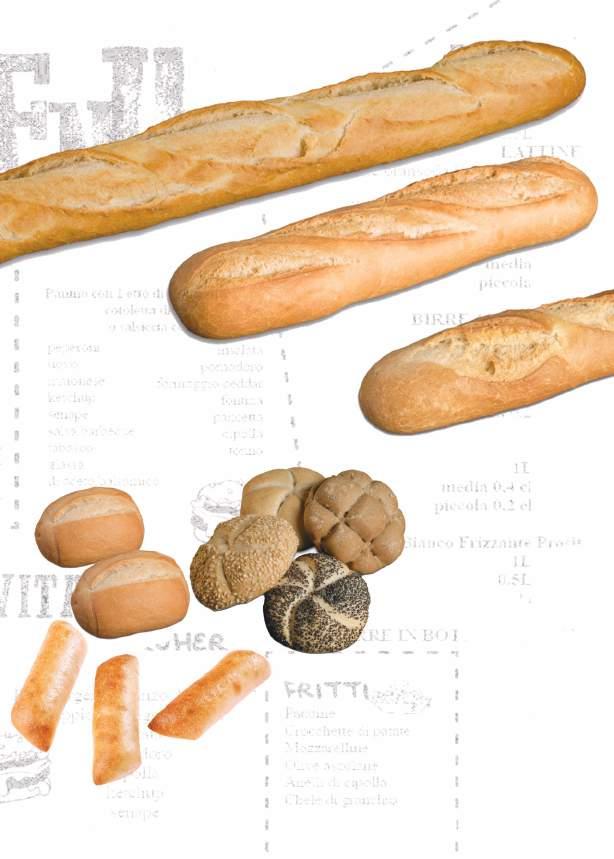 2017 CATALOGO_76_Chierici.qxd 04/04/2017 18.01 Pagina 59 Baguette 280 gr. COD. 49109 280 gr 40 Pezzi Baguette 240 gr. COD. SP 5144 240 gr 45 Pezzi 10-15 18 200 C Baguettino COD. 49111 150 gr Kg.