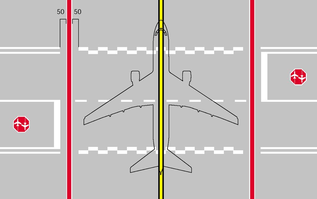 6.2.3 La segnaletica orizzontale di tipo stradale, usata sulle aree di movimento degli aeroporti per controllare la circolazione dei mezzi di servizio, deve conformarsi per quanto possibile con la