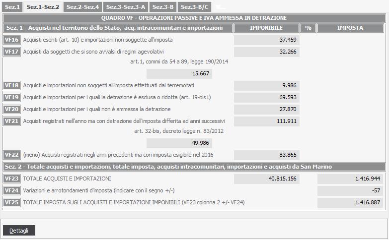 Tipo documento Competenza IVA Agenzie viaggio su causali contabili Tipologia IVA Acquisto/Nota accredito 1-Si 1-Imponibile 2-Non imponibile 3-Esente e la somma degli imponibili e imposte relativi a