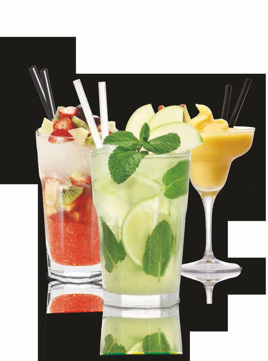 Una linea completa di concentrati di frutta per realizzare - in tutte le stagioni - aperitivi, long drink, cocktail e smoothies. Non solo!