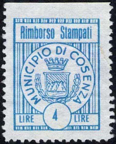 25 arancio Rimborso costo stampati 1977/< Carta