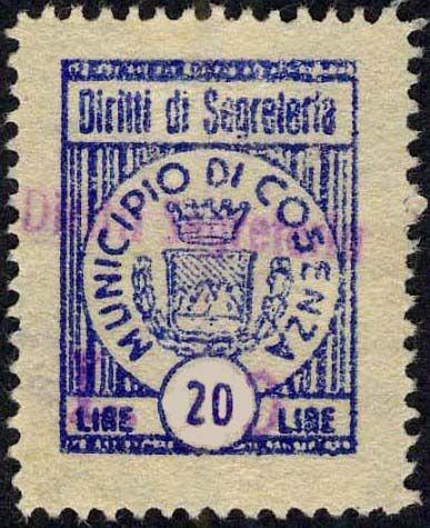 10 verde 1946/< Stessi tipi precedenti con nuovo