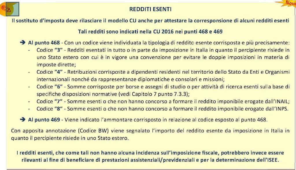 In caso di interruzione di rapporto di lavoro durante l anno 2015 con rilascio di una certificazione sullo schema della CU 2015, questa non può valere ai fini