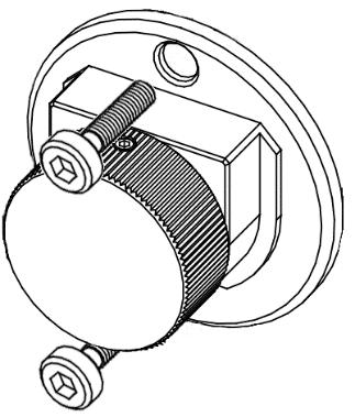 3.1. Installazione del tubo ottico sulla base del telescopio. Il tubo si adatta nel modo indicato alla base assemblata.