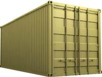 Container 20 GP Dimensioni 5,898 x 2,352 x 2,393 m 20 x 8 x 8 6 Panelli 432 unità Scatole
