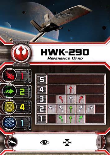 HWK-290 HWK-290 Attacco 1 Agilità 2 Scafo 4 Scudi 1 Azioni: Concentrazione Bersaglio Agganciato *Kyle Katarn Costo 21 Pilotaggio 6 Abilità: All inizio della fase di combattimento puoi assegnare 1 dei