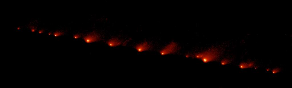 Classificazione delle comete La cintura di Kuiper (Kuiper belt) Distribuzione a forma di disco di corpi transnettuniani Probabilmente originati in situ Materiale che non è riuscito a formare un