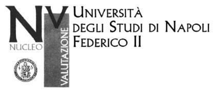 Nucleo di Valutazione dell Ateneo Federico II di Napoli Al Magnifico Rettore Prof. Gaetano Manfredi Al Direttore Generale Dott.