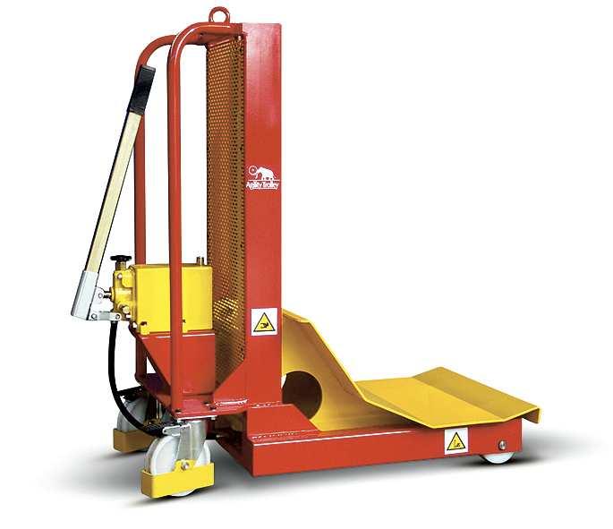 Pag 3 di 10 CARRELLO ALZABOBINE MANUALE MOD. M-6 / EC MANUAL REEL-LIFTING TROLLEY MOD.