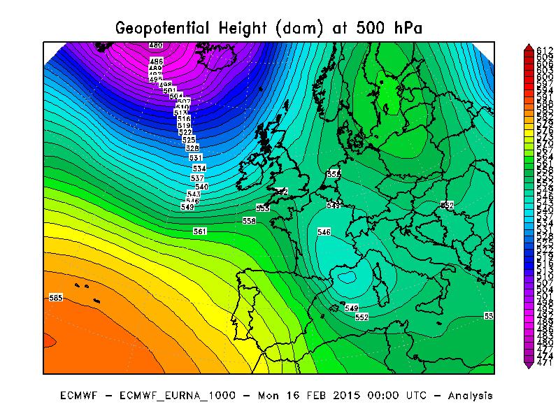 sono verificati 4 record pluviometrici per il mese di Febbraio con quota neve sui 400 m; 11 primati di precipitazione giornaliera il giorno 16 con ulteriore aumento a 600 m del limite delle nevicate.