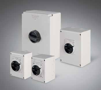 Serie ISOLATORS-PH Interruttori di manovra-sezionatori in corrente continua per applicazioni fotovoltaiche INVOLUCRO IN MATERIALE TERMOPLASTICO - 15A-160A (800V DC) NORME DI RIFERIMENTO EN 60947-3