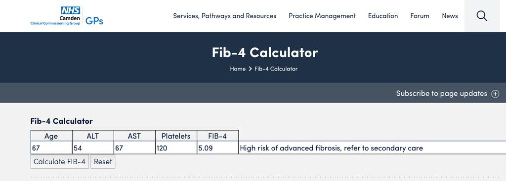 FIB-4 28% dei pazienti con NAFLD vanno