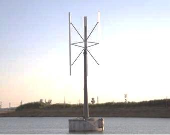 Wind turbines) con pale lunghe 8,5 m ed una altezza complessiva