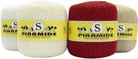 0 Piramide S N 25 00% cotone filo di scozia egiziano mako confezione da 0 gomitoli da gr. 00 Uncinetto N. 0,60 Colori disponibili: bianco 6625 FILO SCOZIA BCO 08067 0X00GR.