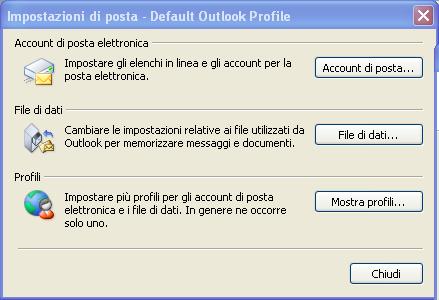 Nelle pagine seguenti, faremo riferimento solamente a questo programma. 2.1 CONFIGURARE L ACCOUNT DI POSTA Il programma di posta elettronica viene fornito già attivo e funzionante.