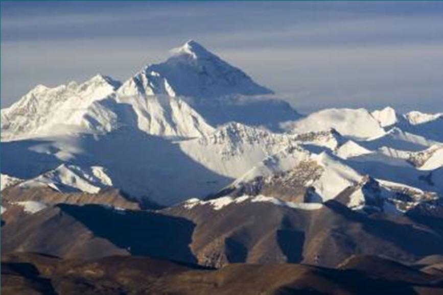 Il monte è chiamato anche Chomolangma madre