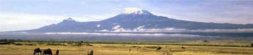 AFRICA Kilimanjaro Il monte Kilimanjaro è la vetta più alta dell'africa, con i suoi tre crateri: a ovest Shira,