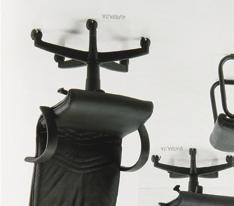 acciaio, elevazione a gas SLISURGO/ 1 Modello Salisburgo/ sedia visitatore con schienale basso, con braccioli, base in cantilever