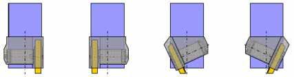 Le slitte a croce sono configurabili, secondo le osi- genze, con 1 mola per esterni, max. 3 mandrini per gli interni oppure una torretta portautensili fino a 12 alloggiamenti.