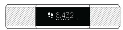 Monitoraggio automatico con Fitbit Alta Alta tiene traccia di diverse statistiche automaticamente mentre lo indossi.