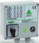 CBX QUADRI MONOFASE PER POMPE SOMMERSE SINGLE-PHASE CONTROL PANEL FOR SUBMERSIBLE PUMPS Quadro elettromeccanico monofase con condensatore, termico e interruttore luminoso: adatti per il comando di