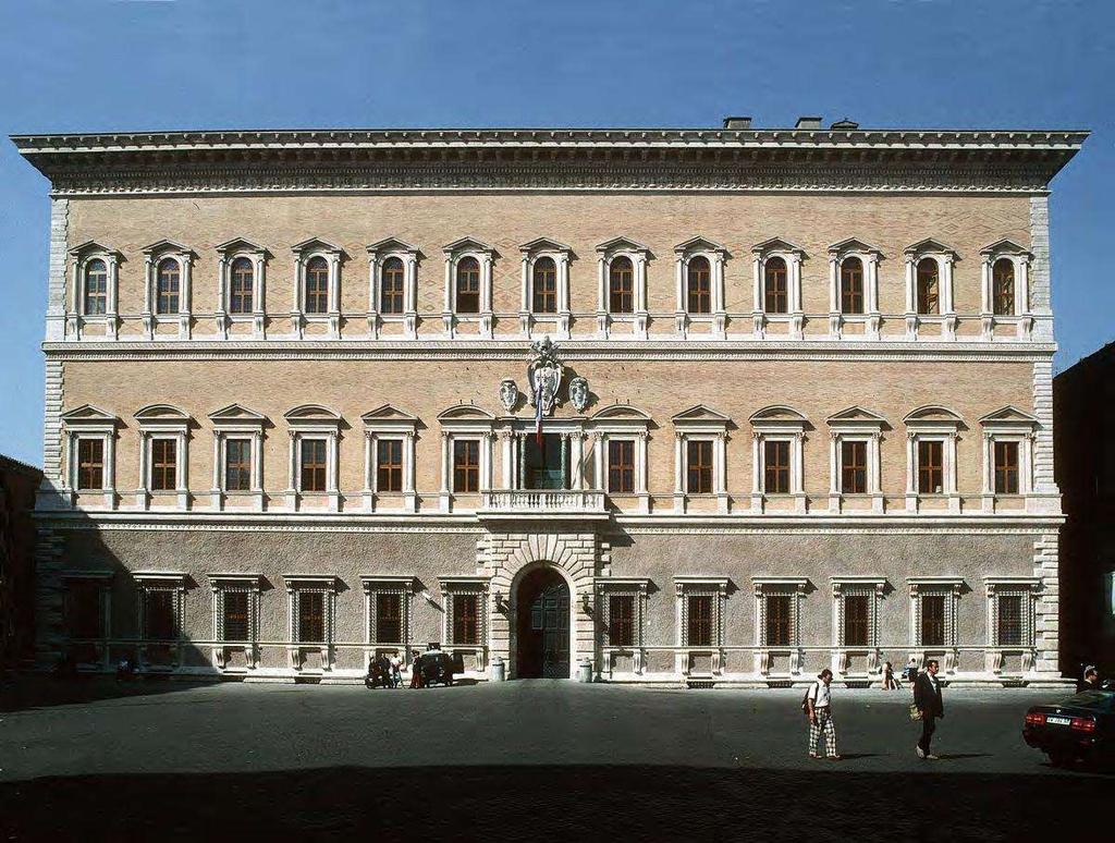 Palazzo Farnese facciata di Antonio da