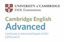 L inglese in Inghilterra Opzione preparazione esami Cambridge CAE/IELTS 25 ore settimana - Età minima: 16 anni Questi corsi