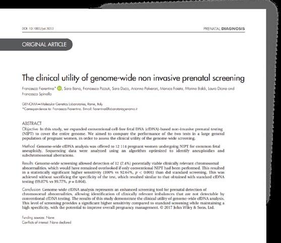 methods. Prenat Diagn. 2016 Apr;36:304-11 Fiorentino et al.