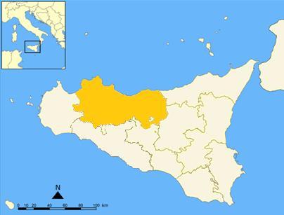 Provincia di Palermo Superficie: 4.992 km² - Abitanti: 1.
