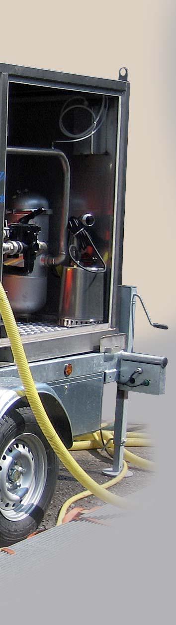 serbatoio di acqua dolce sterilizzata, lampade UV  The EURO MEC EUROTWINS unit is a compact mobile installation suitable for