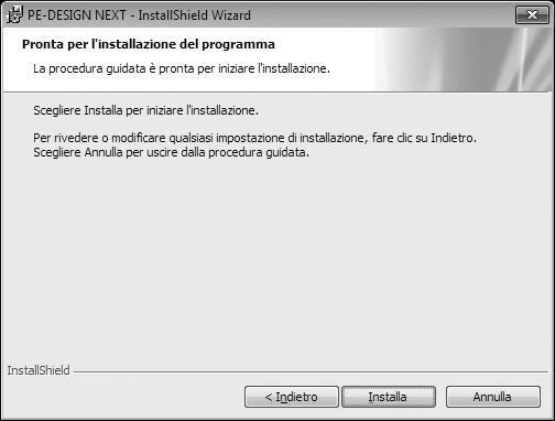 7. Fare clic su Installa per installare l applicazione. Una volta completata l installazione, viene visualizzata la seguente finestra di dialogo. 8.